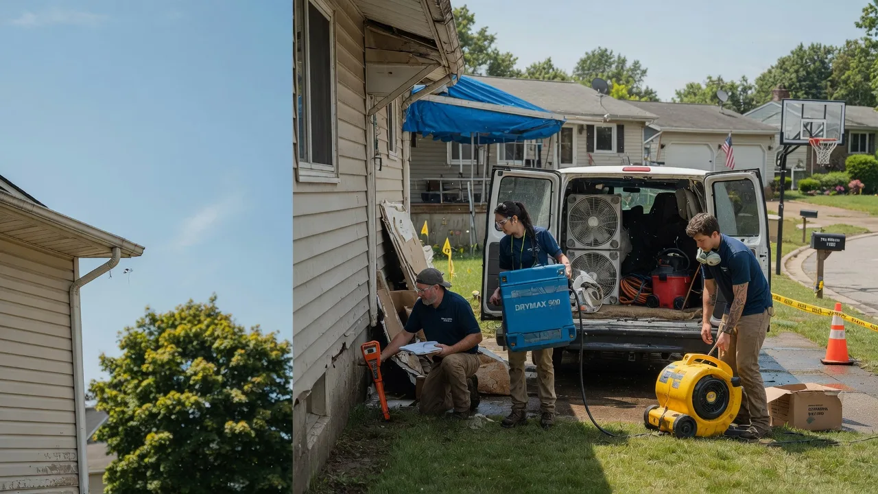 Ceiling Leak Cleanup in Rock Island, IL near me
