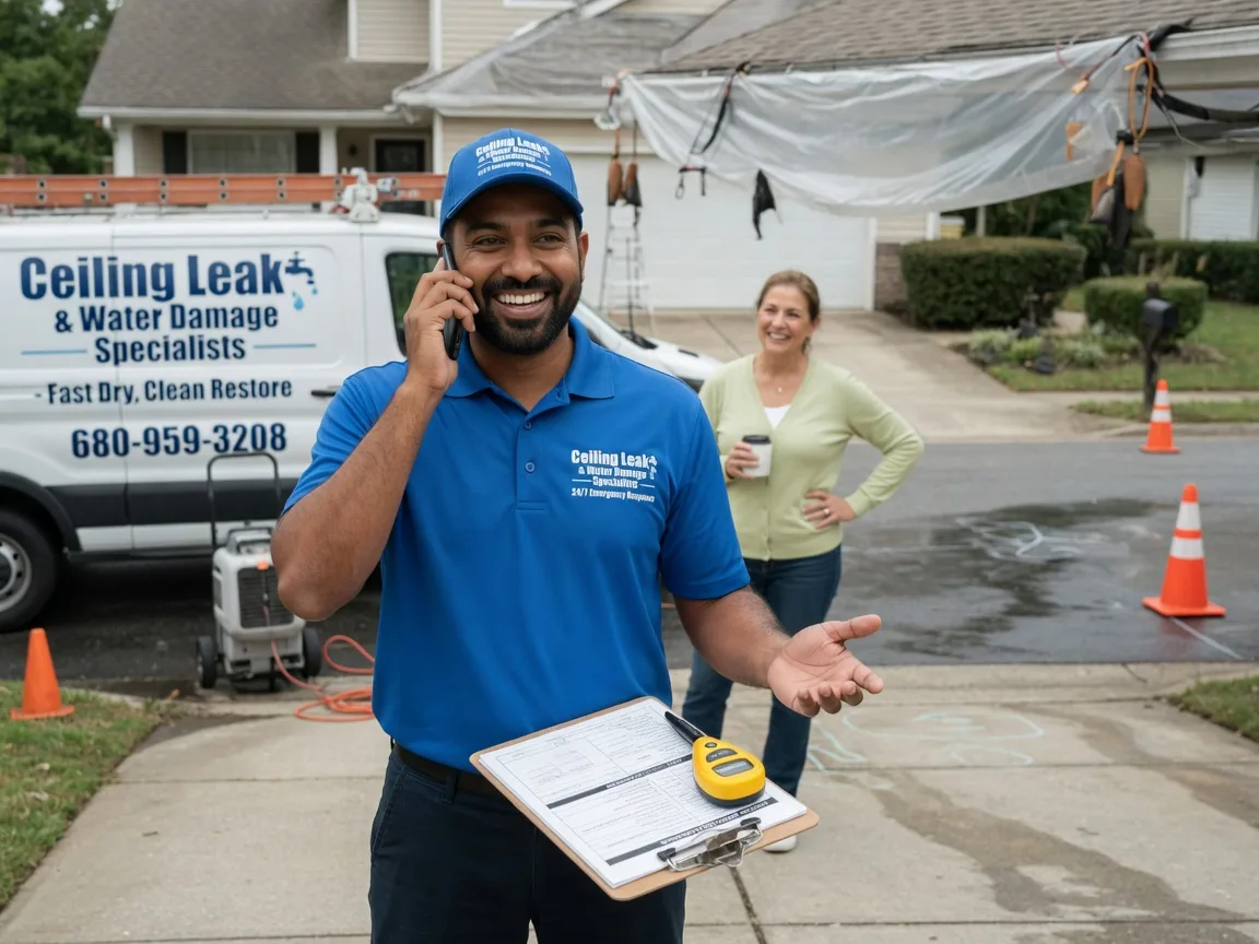 Ceiling Leak Cleanup Rock Island, IL FAQs